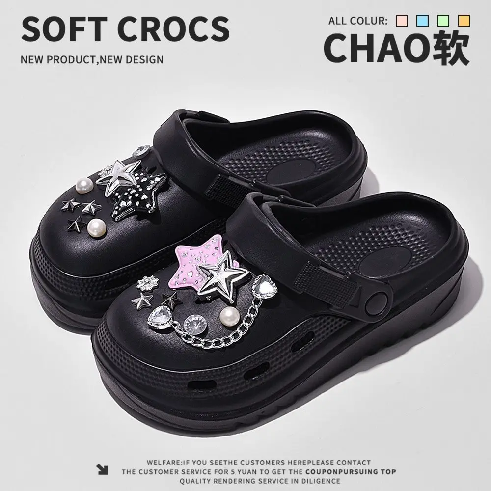 Vietnamese Cross-Border Summer Sports Wear-Resistant Non-Slip Odorless Eva Thick Soft Sole Driving Dual-Use Slippers for Women - Image 21