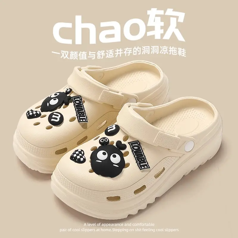 Vietnamese Cross-Border Summer Sports Wear-Resistant Non-Slip Odorless Eva Thick Soft Sole Driving Dual-Use Slippers for Women - Image 23