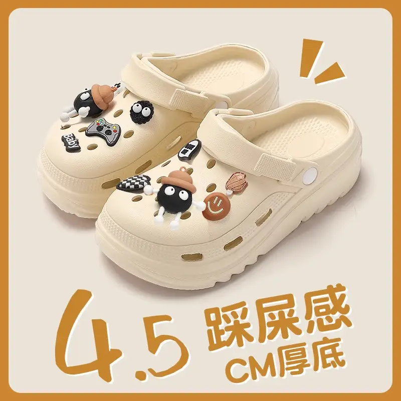 Vietnamese Cross-Border Summer Sports Wear-Resistant Non-Slip Odorless Eva Thick Soft Sole Driving Dual-Use Slippers for Women - Image 26