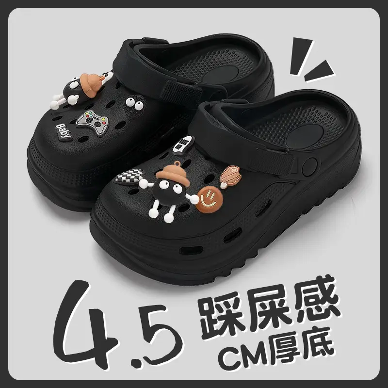 Vietnamese Cross-Border Summer Sports Wear-Resistant Non-Slip Odorless Eva Thick Soft Sole Driving Dual-Use Slippers for Women - Image 27