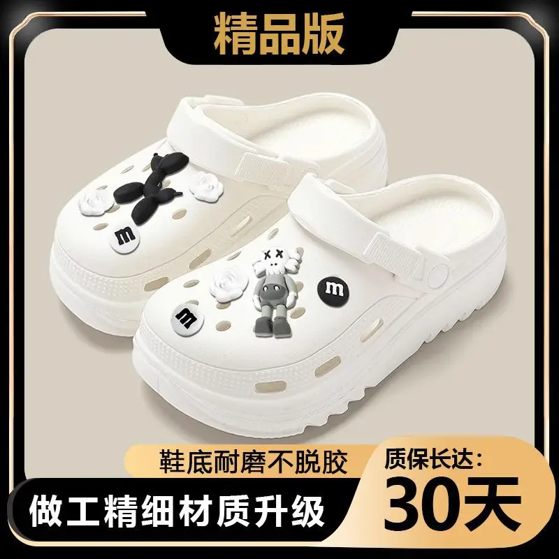 Vietnamese Cross-Border Summer Sports Wear-Resistant Non-Slip Odorless Eva Thick Soft Sole Driving Dual-Use Slippers for Women - Image 4