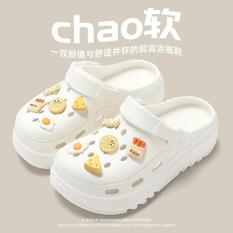 Vietnamese Cross-Border Summer Sports Wear-Resistant Non-Slip Odorless Eva Thick Soft Sole Driving Dual-Use Slippers for Women - Image 7