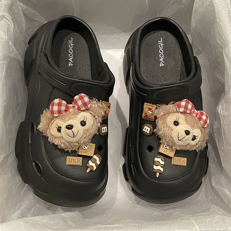Platform Sole Perforated Shoes for Women, Summer 2026, Outdoor Wear, Eva Thick Sole, Ultra-Comfortable, Thick-Soled Beach Clogs, Non-Slip Sandals — feature 11