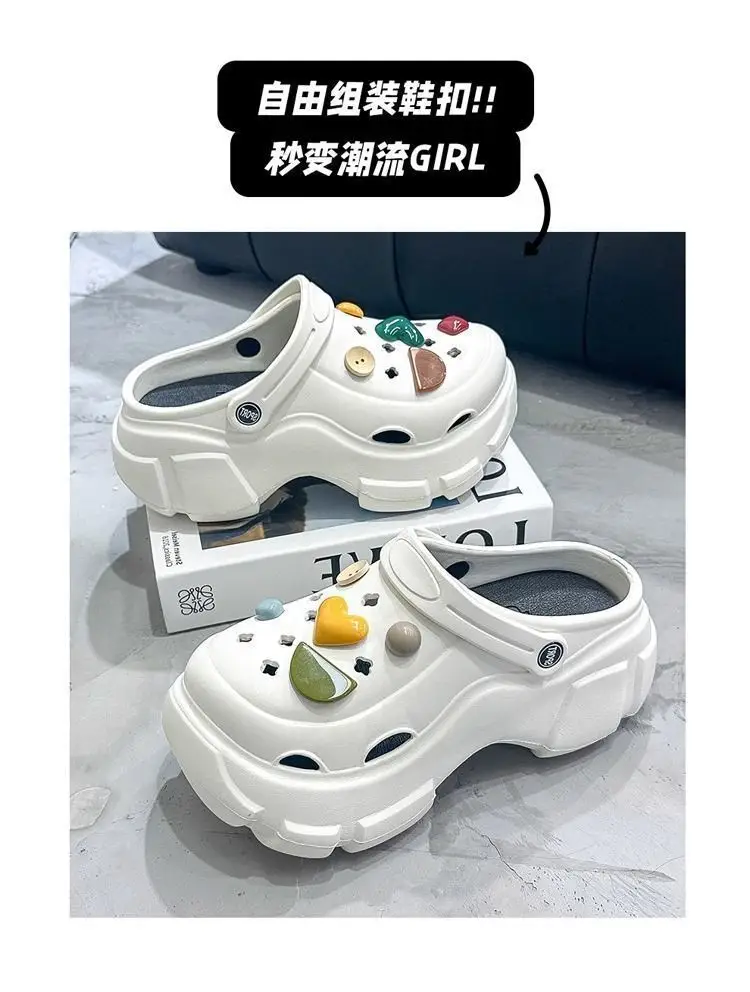 Women's Black Rhinestone Clogs Summer Sandals — feature 15