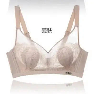 Wireless Lace Cup Bra for Large Busts - Image 7