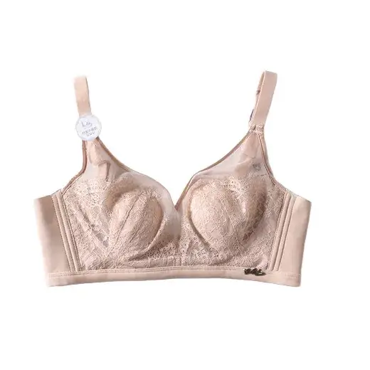 Wireless Lace Cup Bra for Large Busts - Image 8