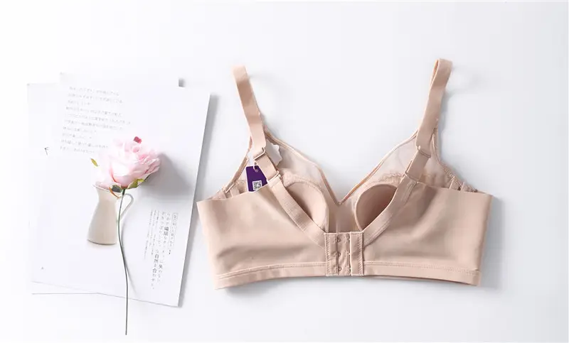 Wireless Lace Cup Bra for Large Busts — feature 16