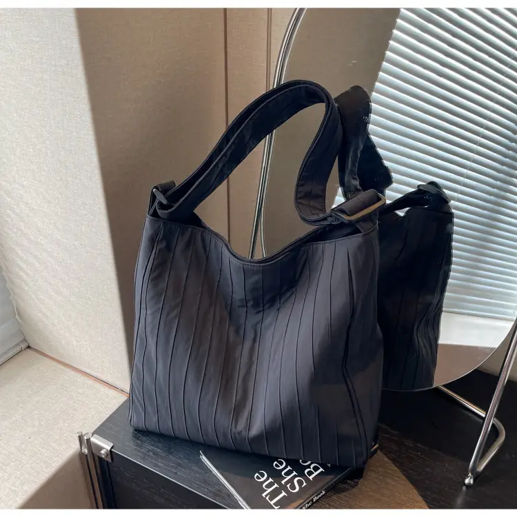White Pleated Crossbody Bag for Women — feature 36