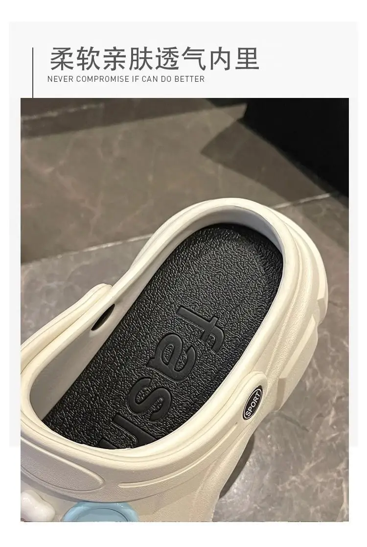 Women's Cute Hole Shoes Black Summer Sandals — feature 18