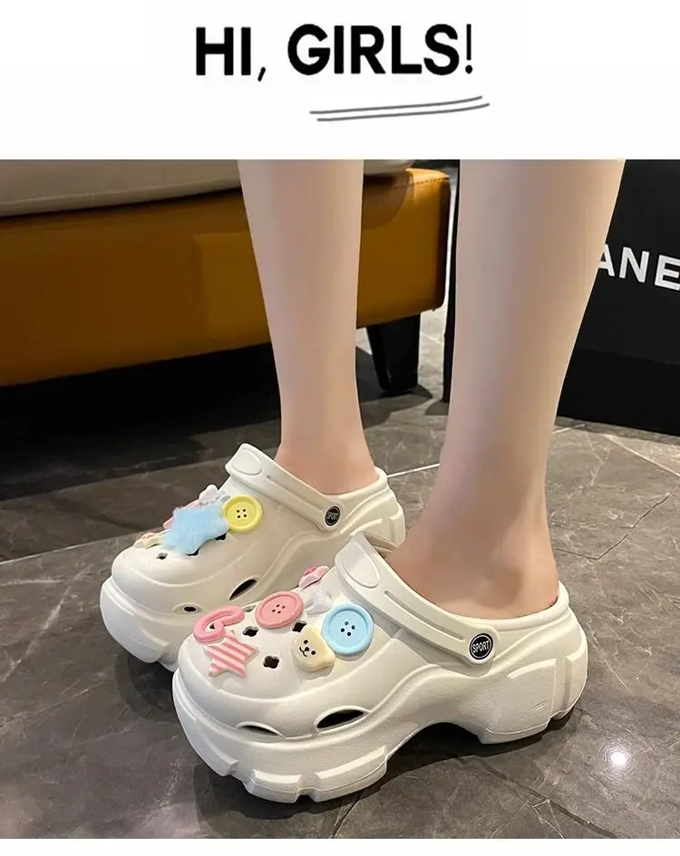 Women's Cute Hole Shoes Black Summer Sandals — feature 20