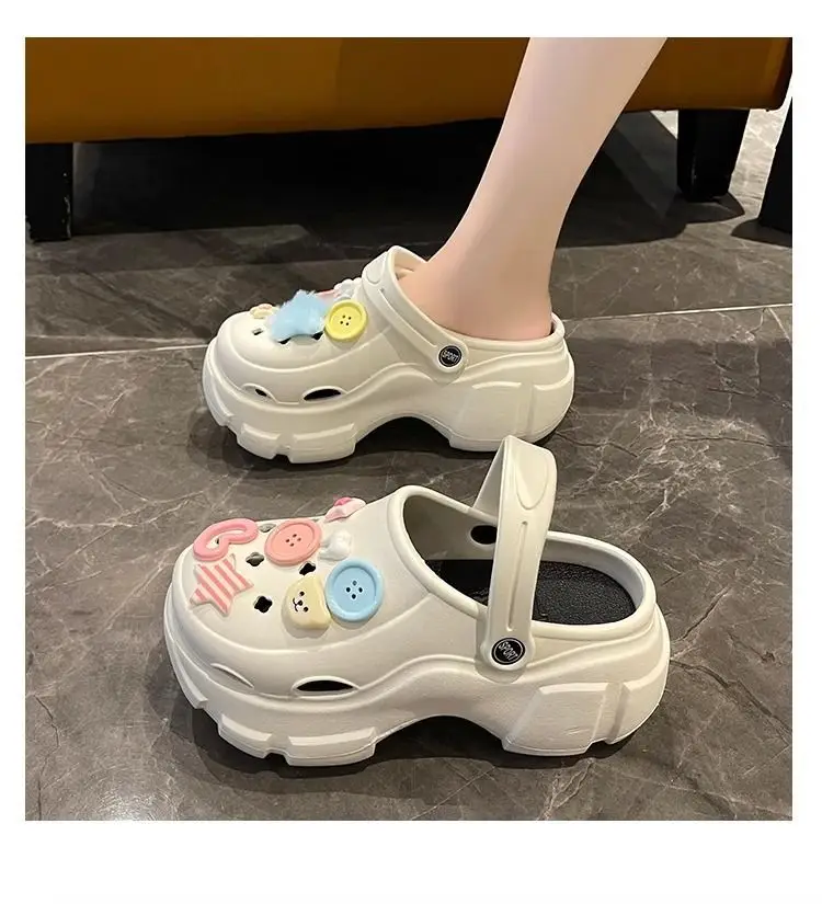 Women's Cute Hole Shoes Black Summer Sandals — feature 22