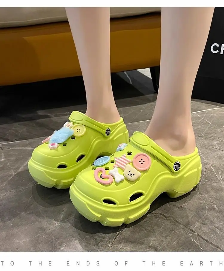 Women's Cute Hole Shoes Black Summer Sandals — feature 26