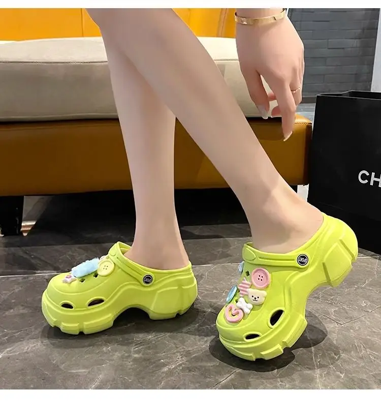 Women's Cute Hole Shoes Black Summer Sandals — feature 27