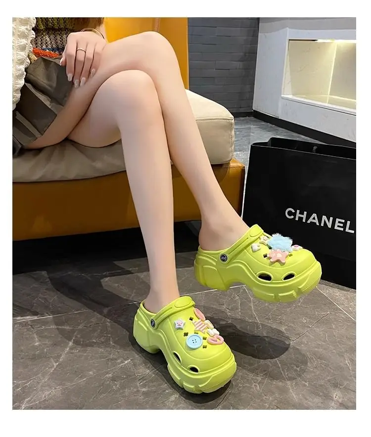 Women's Cute Hole Shoes Black Summer Sandals — feature 30