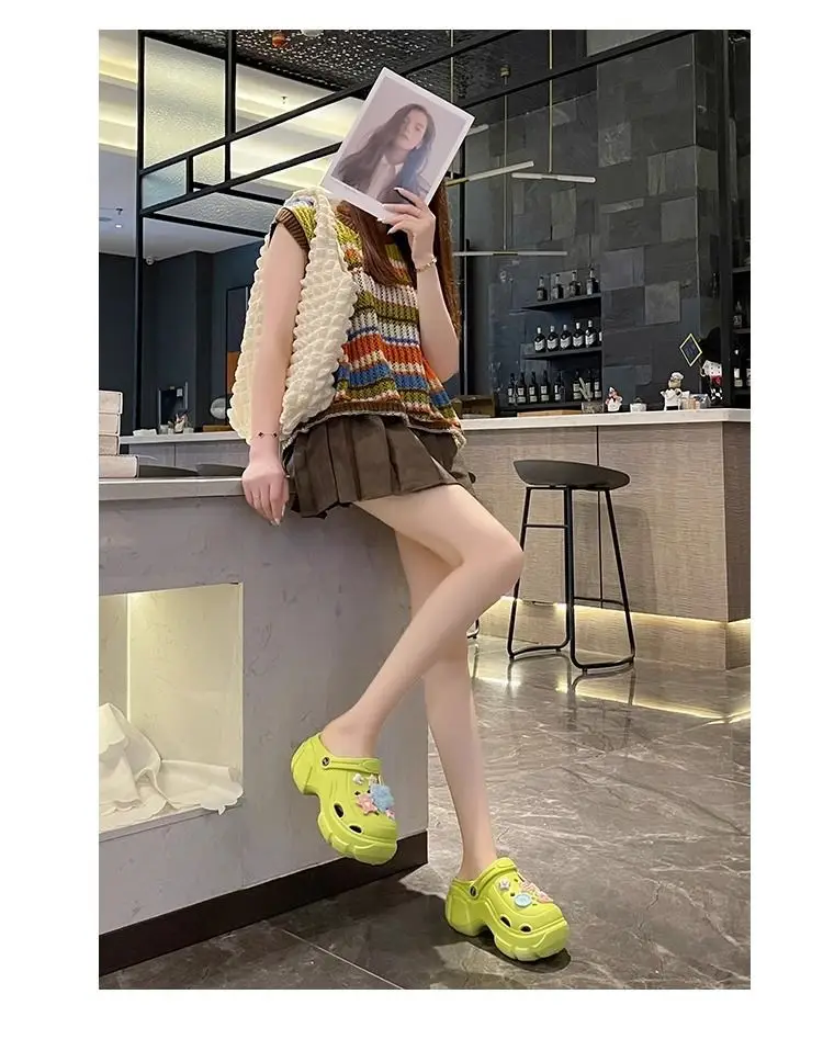 Women's Cute Hole Shoes Black Summer Sandals — feature 31