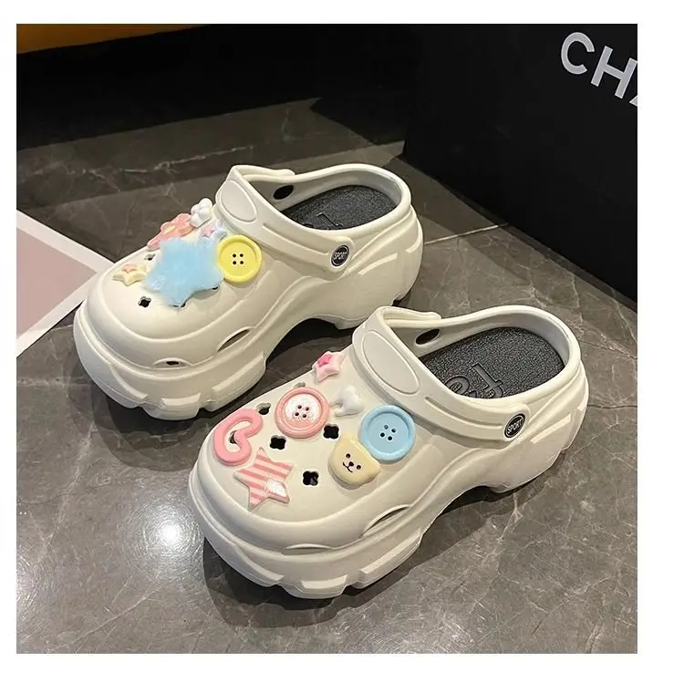 Women's Cute Hole Shoes Black Summer Sandals — feature 41
