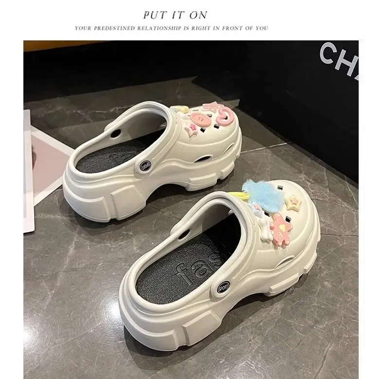 Women's Cute Hole Shoes Black Summer Sandals — feature 42