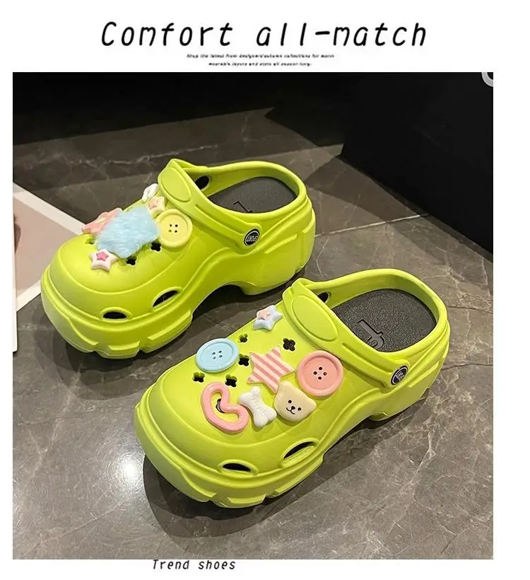 Women's Cute Hole Shoes Black Summer Sandals — feature 43