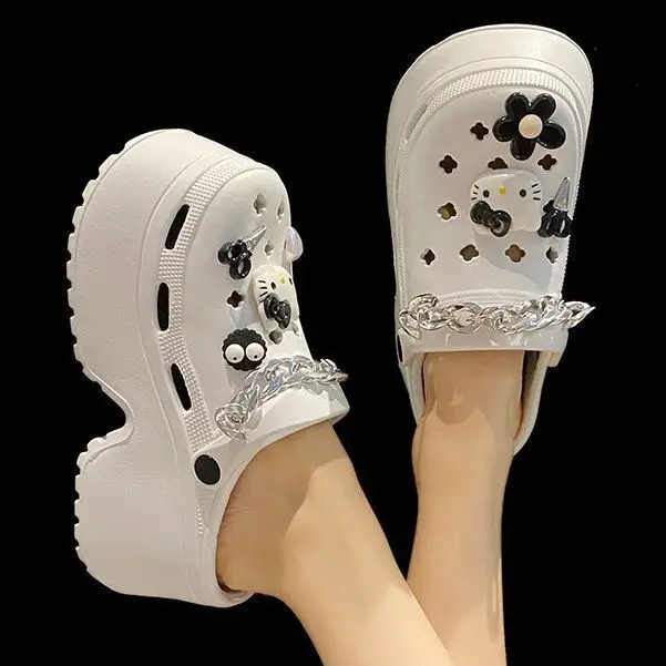 Eva Super Thick Chain Clogs Women Sandals 2025 - Image 6