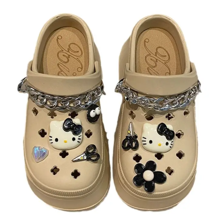 Eva Super Thick Chain Clogs Women Sandals 2025 - Image 8