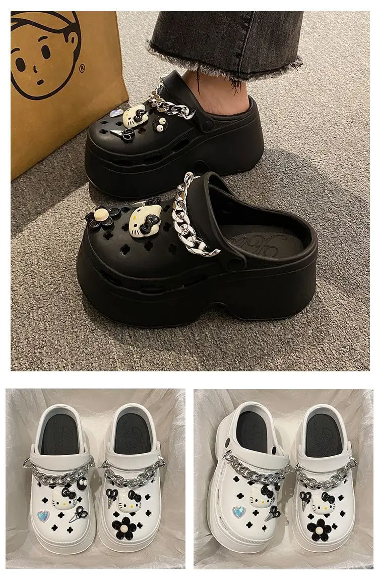 Eva Super Thick Chain Clogs Women Sandals 2025 — feature 15