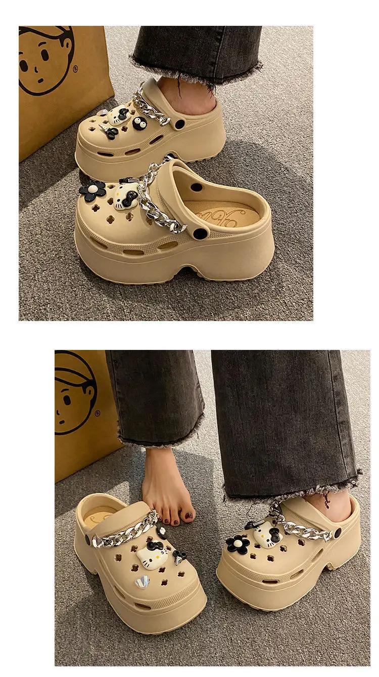 Eva Super Thick Chain Clogs Women Sandals 2025 — feature 16