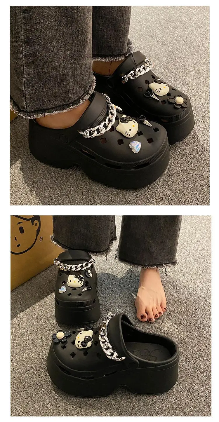 Eva Super Thick Chain Clogs Women Sandals 2025 — feature 18