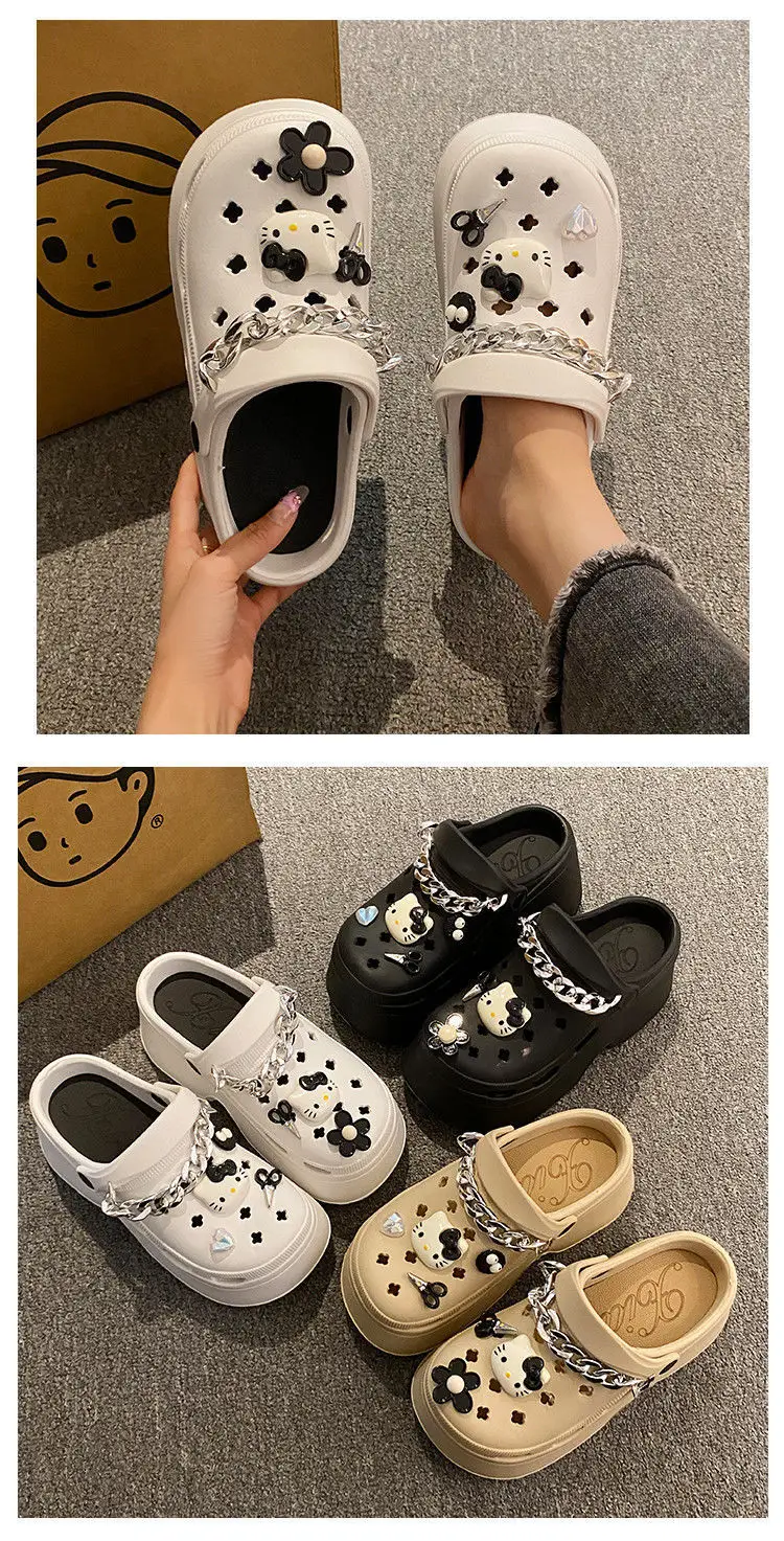 Eva Super Thick Chain Clogs Women Sandals 2025 — feature 20