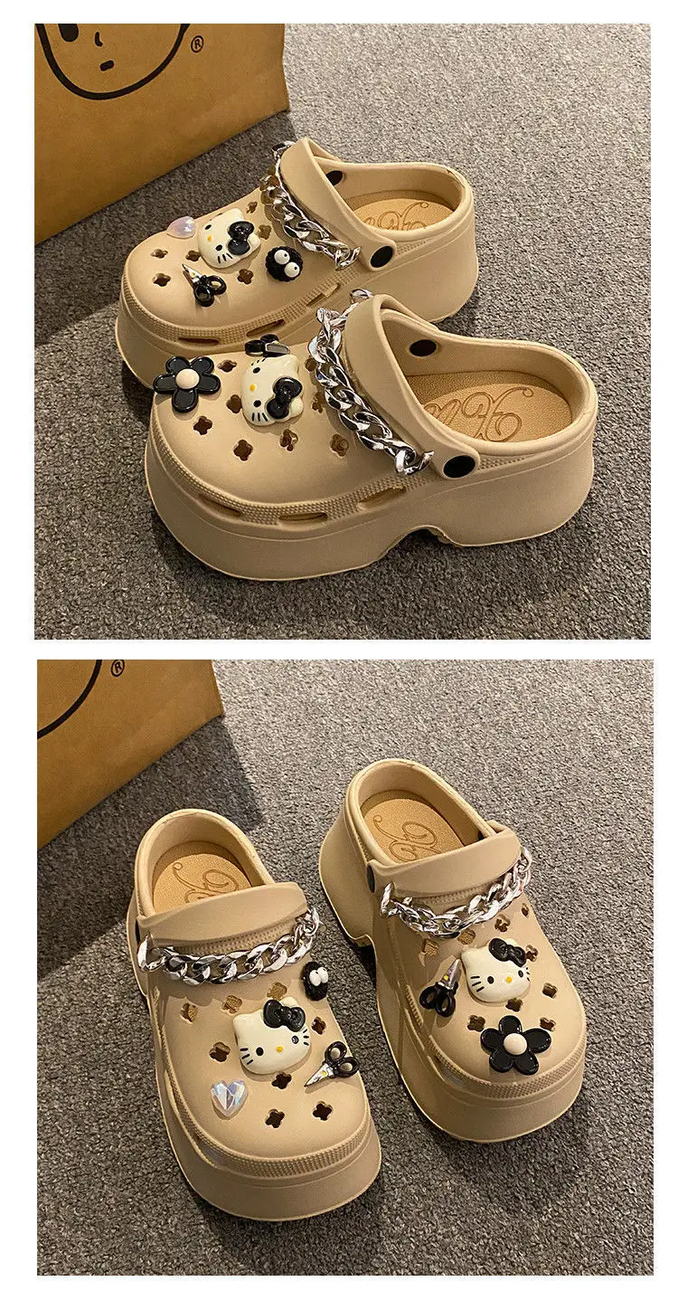 Eva Super Thick Chain Clogs Women Sandals 2025 — feature 23