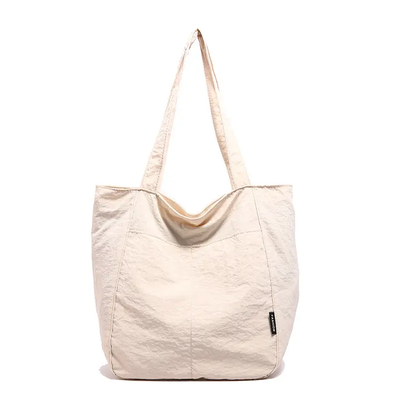 Women Japanese Waterproof Nylon Shoulder Bag Blue Large Capacity - Image 10