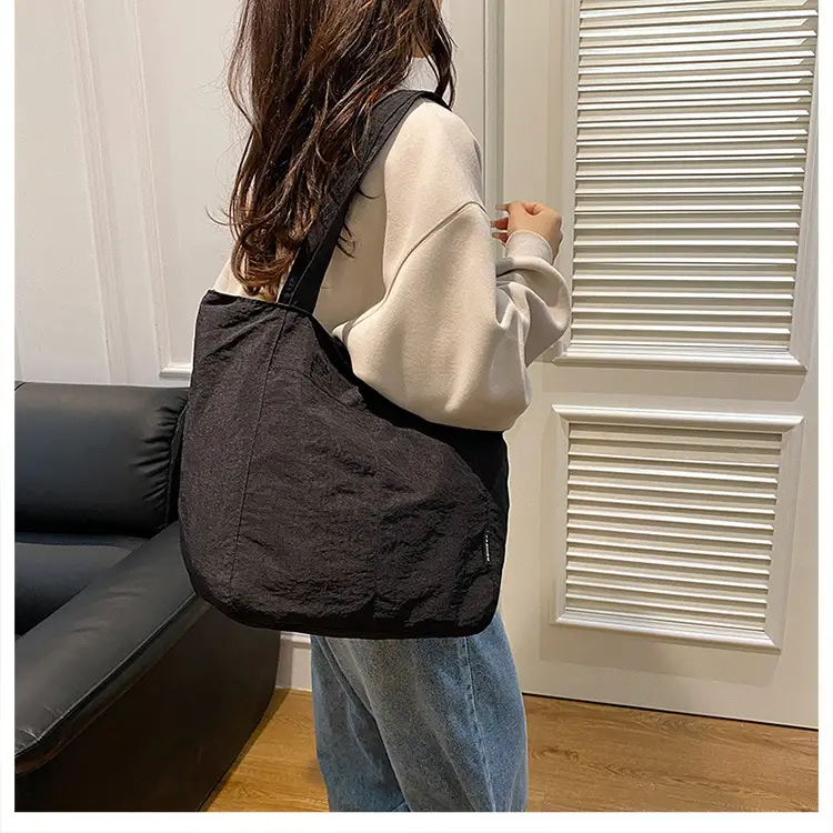 Women Japanese Waterproof Nylon Shoulder Bag Blue Large Capacity β feature 22