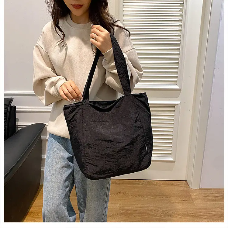 Women Japanese Waterproof Nylon Shoulder Bag Blue Large Capacity β feature 23