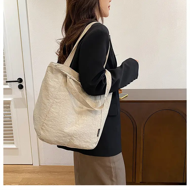 Women Japanese Waterproof Nylon Shoulder Bag Blue Large Capacity β feature 24