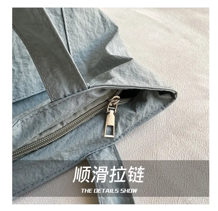 Women Japanese Waterproof Nylon Shoulder Bag Blue Large Capacity β feature 5
