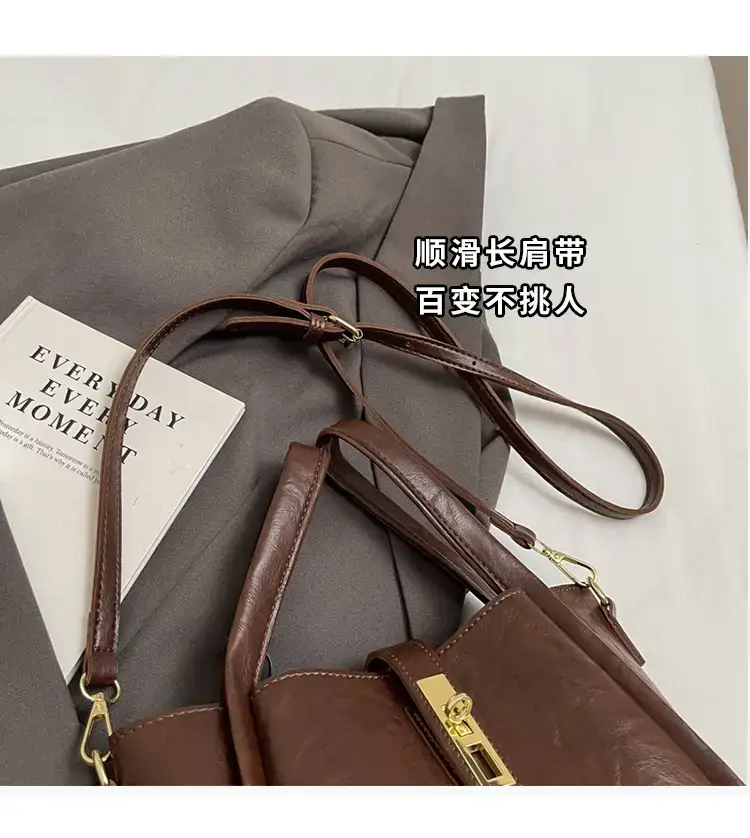 Black Leather Bucket Bag for Women 2024 — feature 2