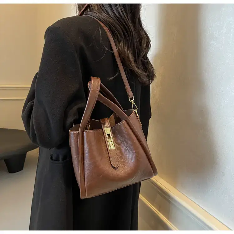 Black Leather Bucket Bag for Women 2024 — feature 26