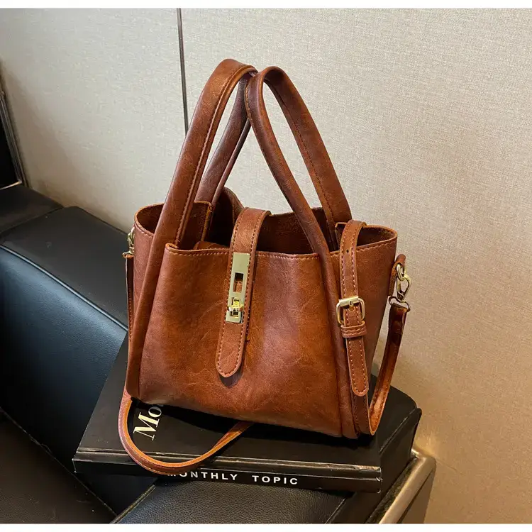 Black Leather Bucket Bag for Women 2024 — feature 37