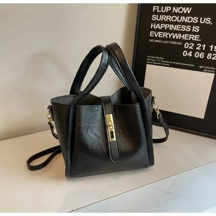 Black Leather Bucket Bag for Women 2024 — feature 42