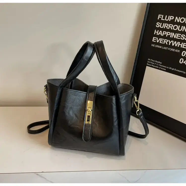 Black Leather Bucket Bag for Women 2024 — feature 43
