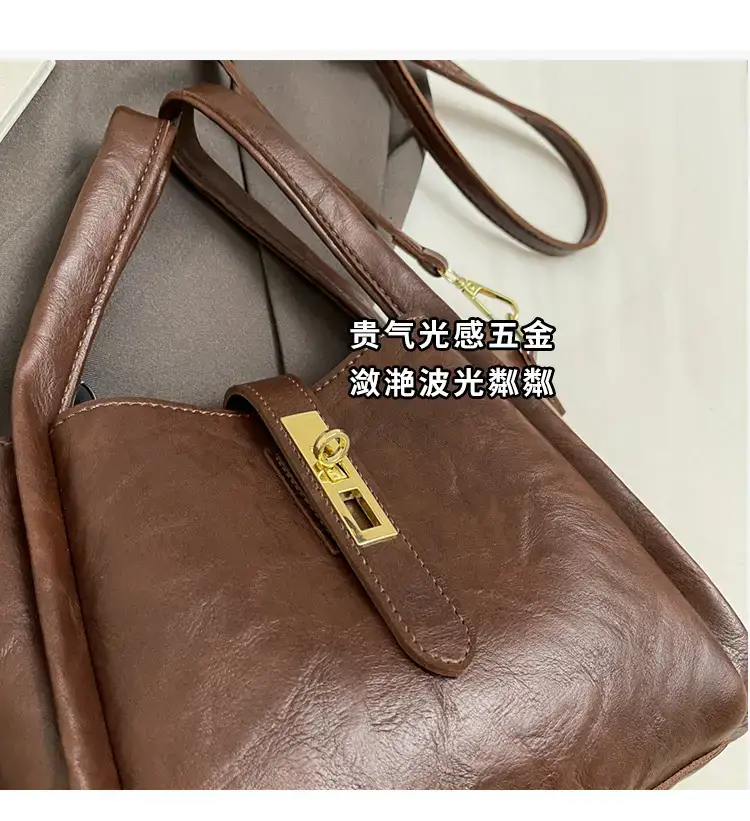 Black Leather Bucket Bag for Women 2024 — feature 5
