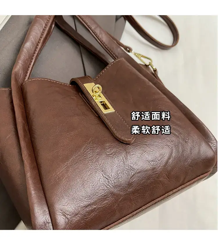 Black Leather Bucket Bag for Women 2024 — feature 6