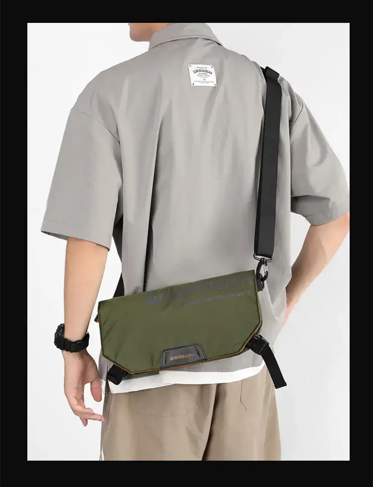 Men's Black Crossbody Bag Large Capacity Multi-Functional — feature 20
