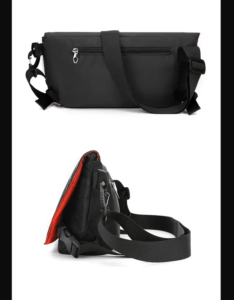 Men's Black Crossbody Bag Large Capacity Multi-Functional — feature 22