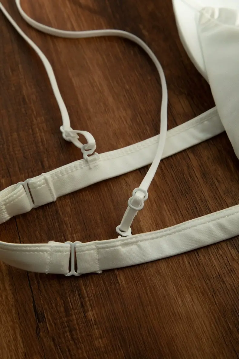 White French Triangle Cup Bra Satin New Style — feature 9