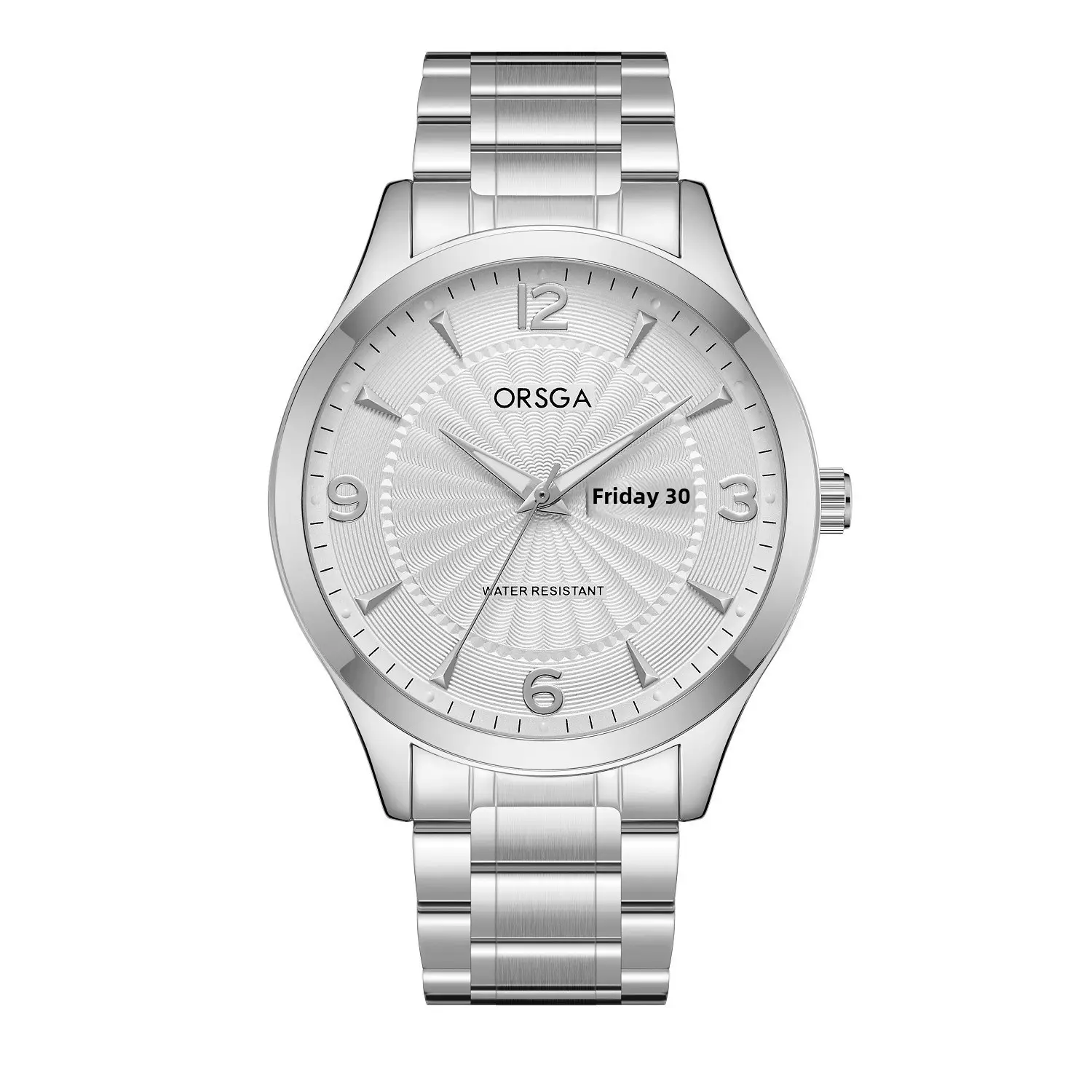 ORSGA Men's Blue Leather Calendar Watch - Image 5