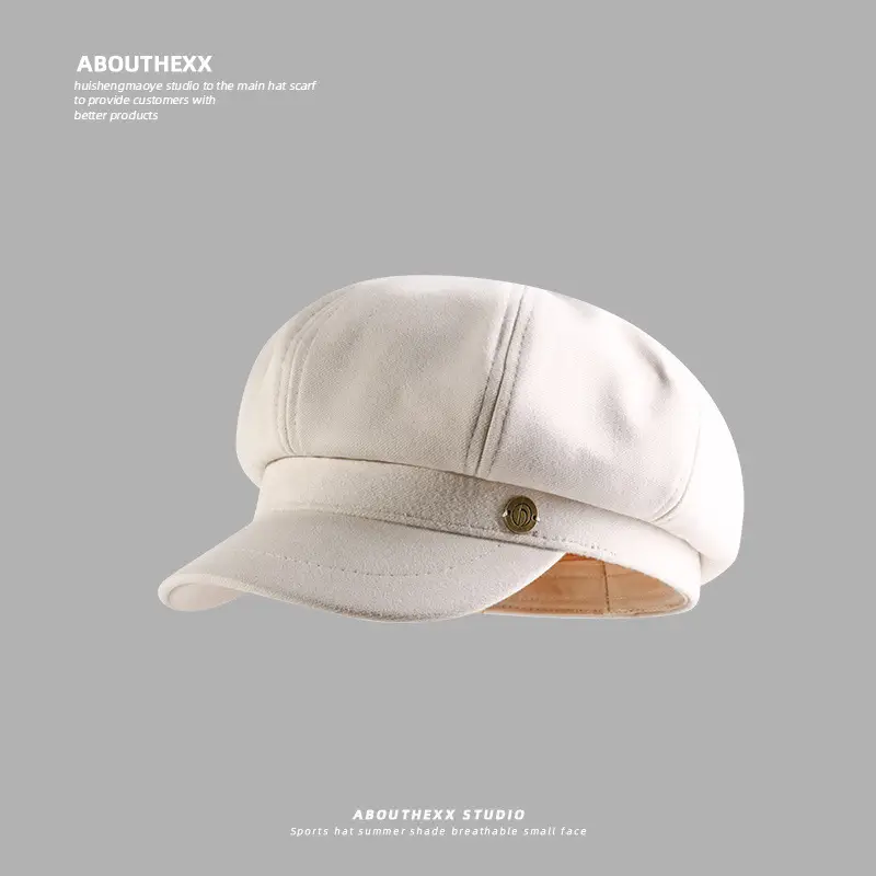 Autumn Winter Cotton Octagonal Cap for Kids — feature 9