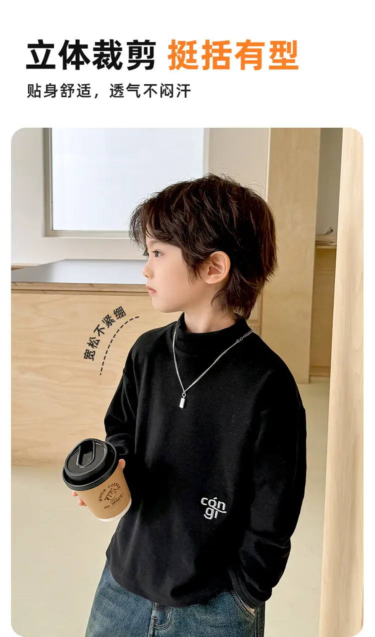 2025 Boys Thermal T-Shirt Long Sleeve Winter Wear — feature 19
