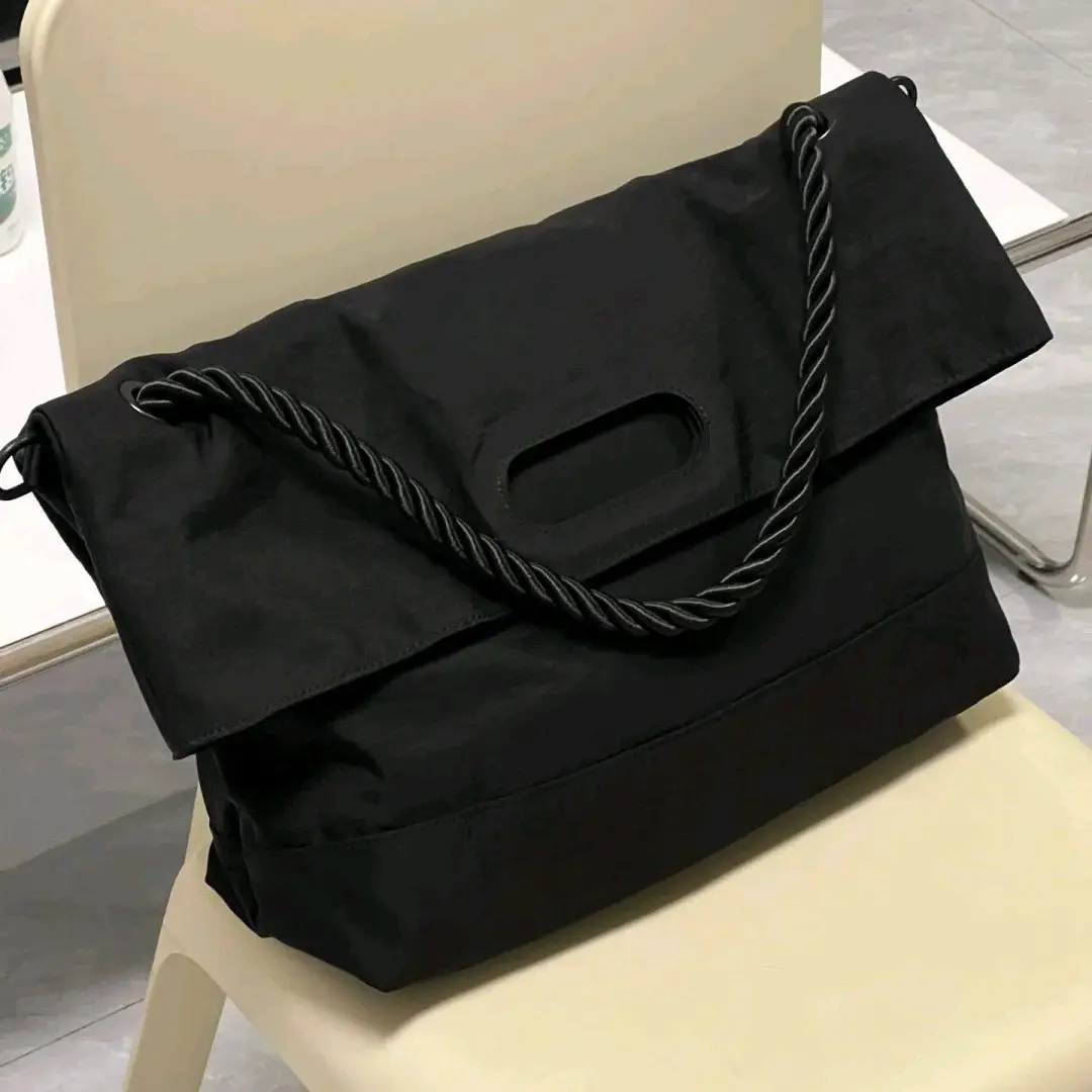 Black Korean Style Shoulder Crossbody Bag for Women
