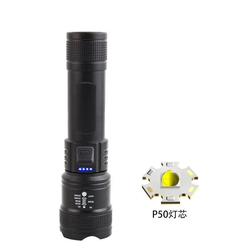 Multifunctional Cross-Border Flashlight with Telescopic Focus - Image 6