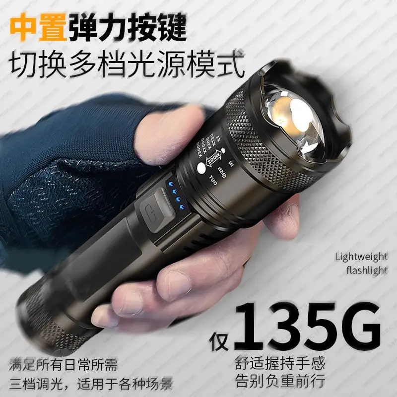 Multifunctional Cross-Border Flashlight with Telescopic Focus β feature 11